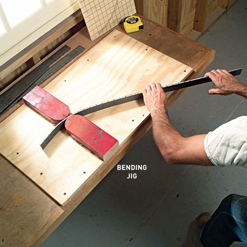 make a bending jig, handyman magazine, build a mosaic tile top table, handyman magazine, 