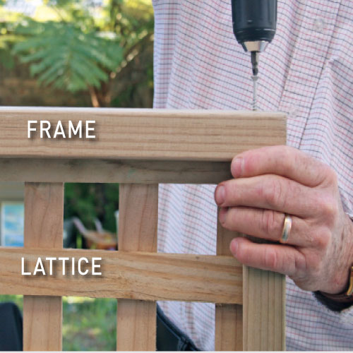 step 3. make the screen, handyman magazine 