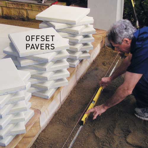 offset large pavers, handyman magazine, 