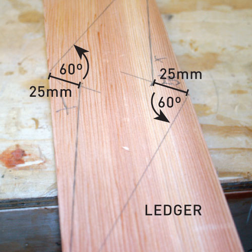 step 2. mark up the ledger 