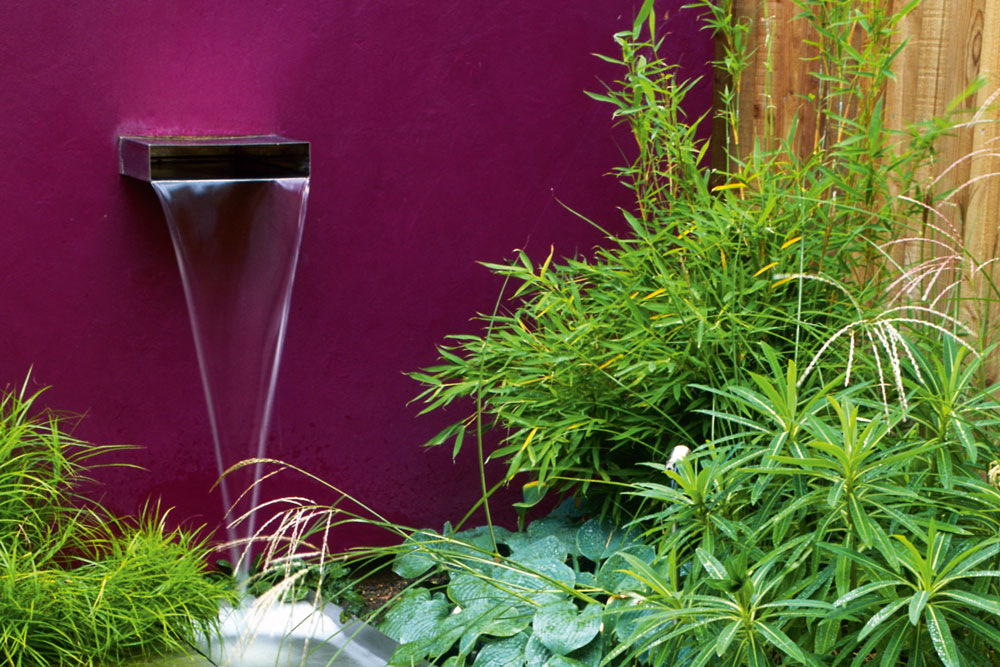 water feature, landscape for privacy, handyman magazine, 