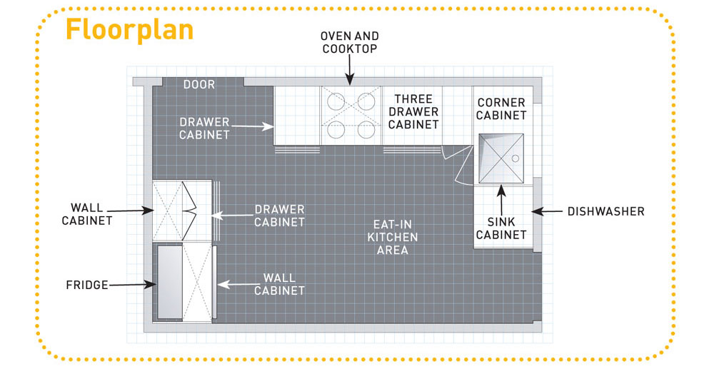 Flatpack Kitchen Floorplan