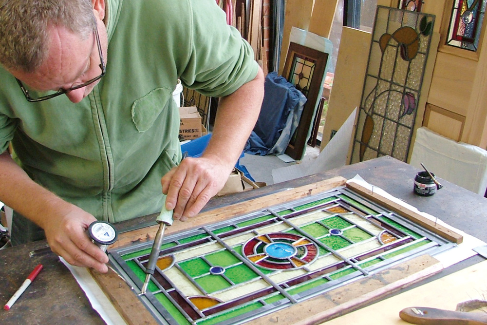 soldering cames, handyman magazine ,