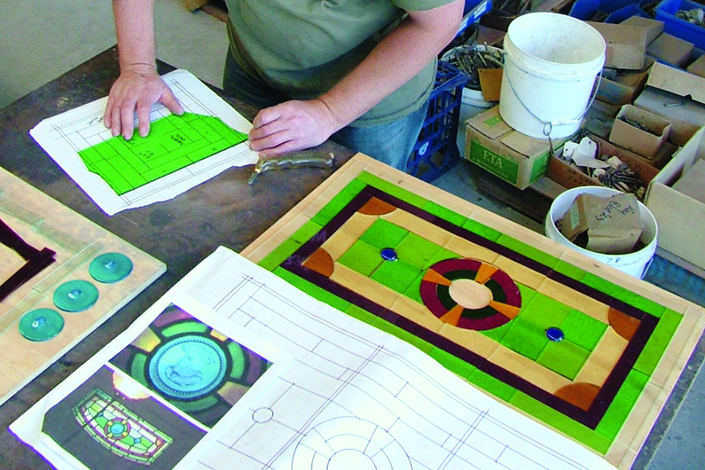 choosing a template for leadlight windows, handyman magazine,