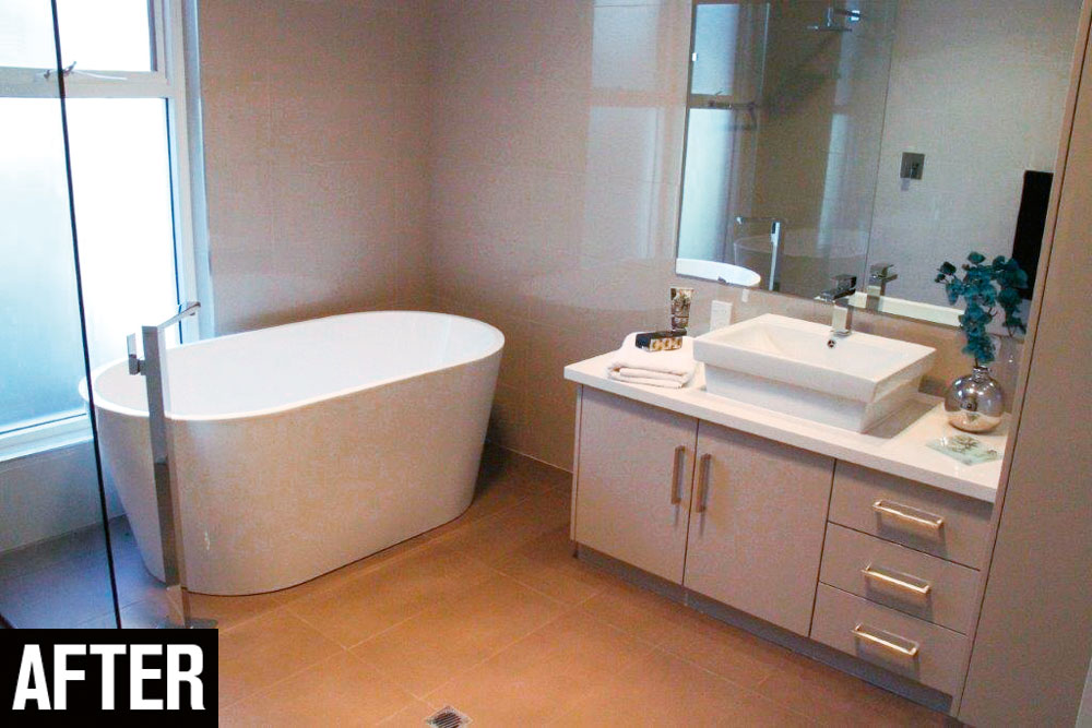 bathroom after renovation,
