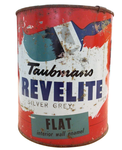 taubmans old paint can, handyman magazine, 