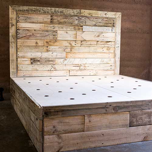 DIY Bed Made From Pallets New Zealand Handyman Magazine