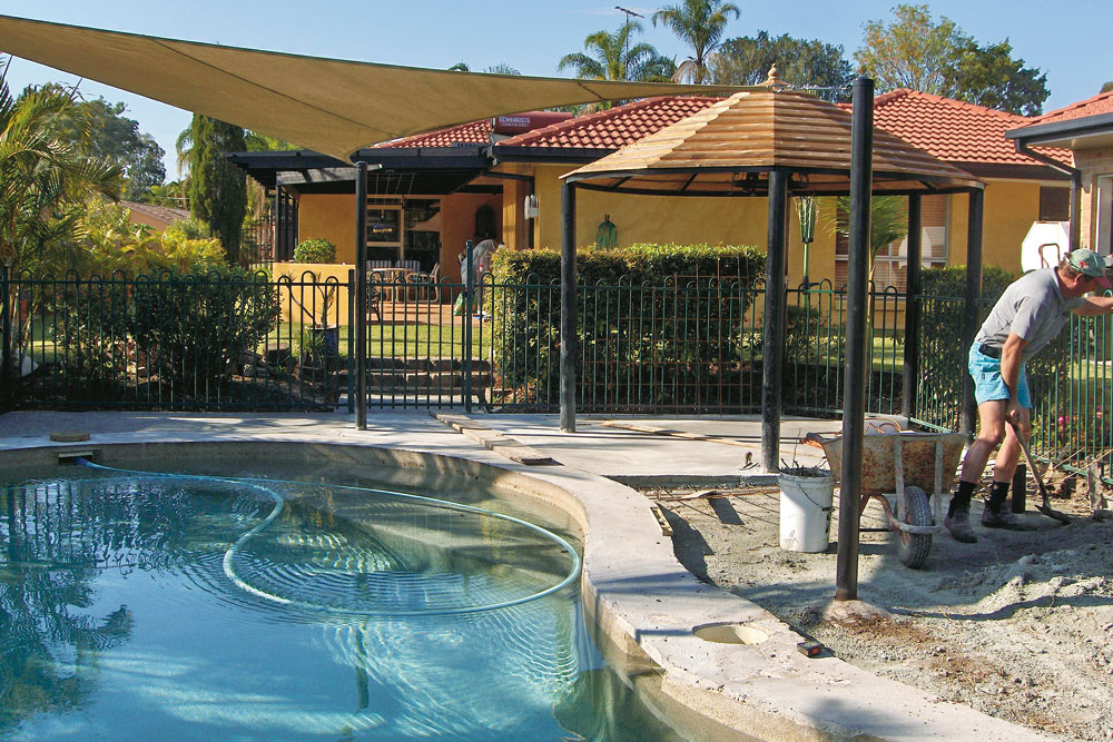 pool renovations, gazebo, handyman magazine